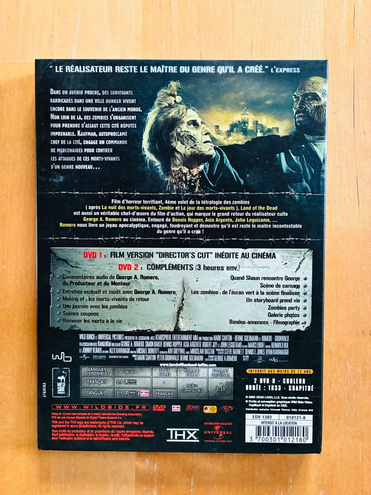 DVD Terra dos Mortos de George A. Romero edição colecionador. – photo 4